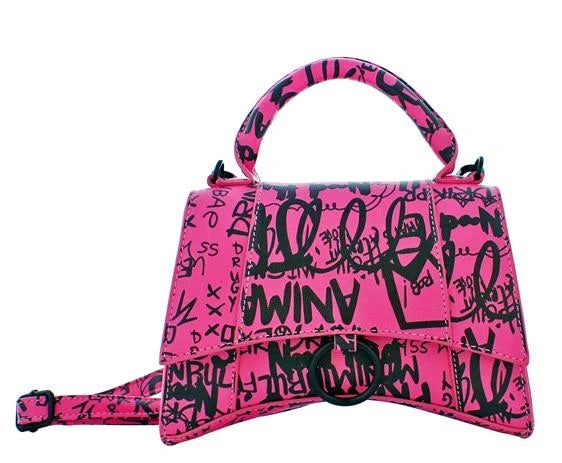 My Mini Love Graffiti bag- Pink - Angies