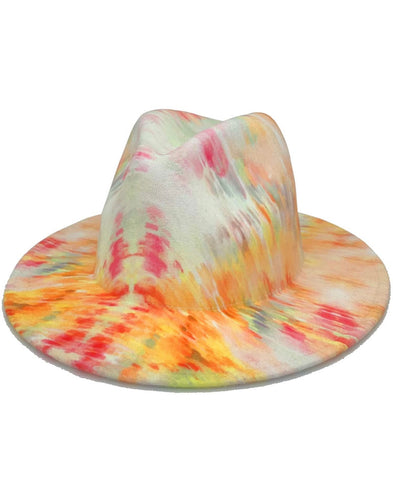 Multi Tie Dye Fedora - Cynt's Fashions Boutique