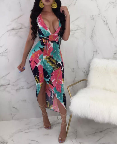 Floral Beach Dress - Cynt's Fashions Boutique
