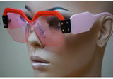Color Block Sunglasses Pink - Cynt's Fashions Boutique 